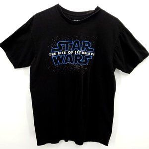 Star Wars Tee Shirt Sz LG Black Large Mens Unisex The Rise of Skywalker Graphic